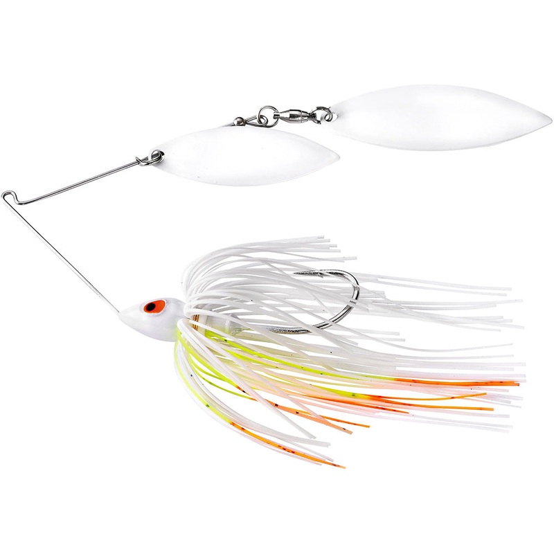 War Eagle Painted Head Nickel Frame Double Willow Spinnerbait - 1/2 oz