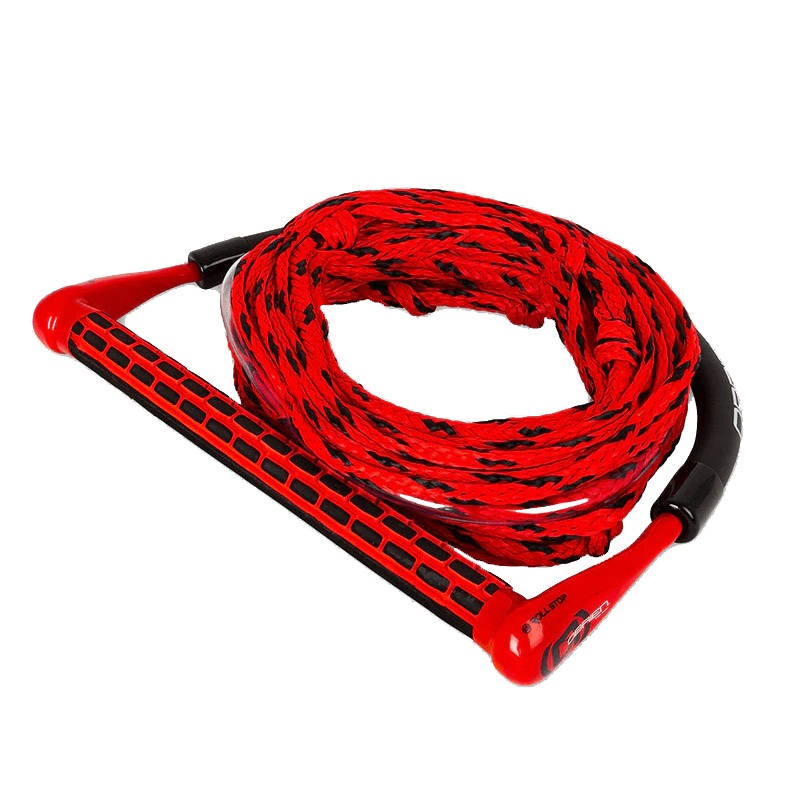 O'BRIEN POLY-E WAKEBOARD ROPE AND HANDLE COMBO - RED