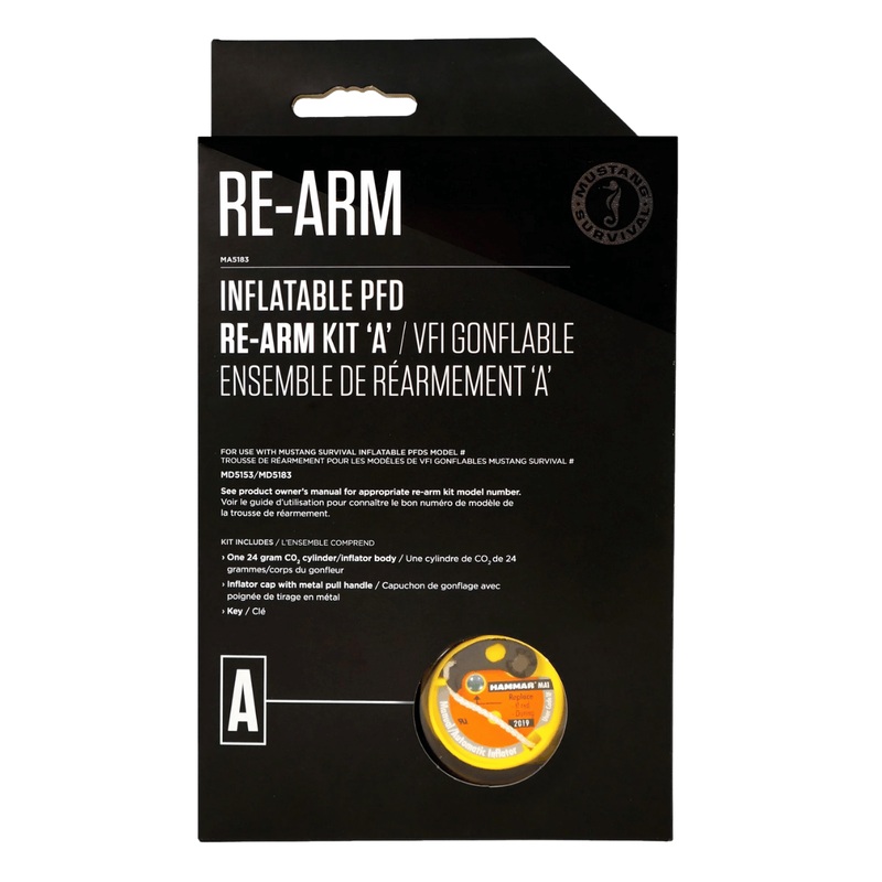 MUSTANG SURVIVAL RE-ARM KIT A - 24 G AUTO-HYDROSTATIC