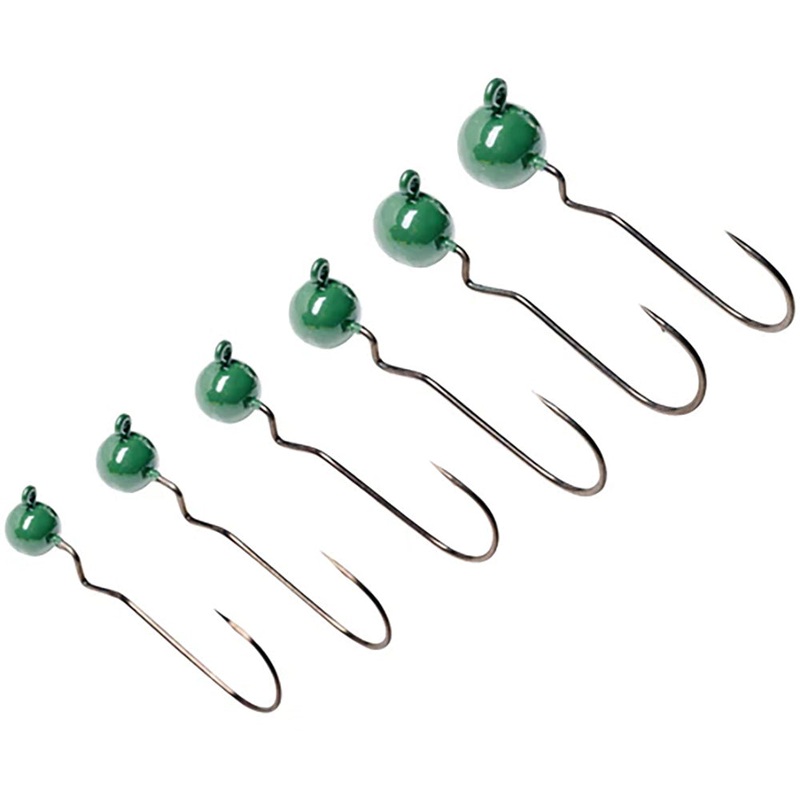 SPRO Skip Gap Round Shaky Head Jighead - 3 Pack