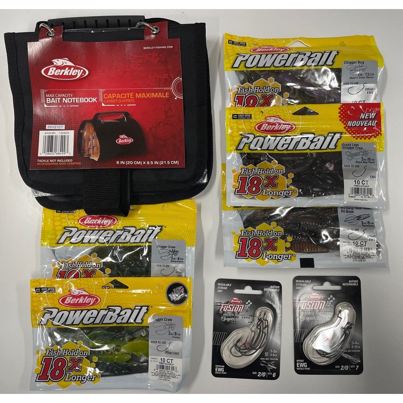 Berkley PowerBait Creatures 'n' Craws 3 inch Essentials Kit
