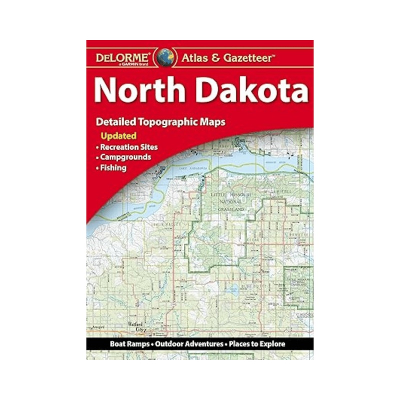 LAKEMAPS/ IN DEPTH DELORME ATLAS/GAZETTER NORTH D