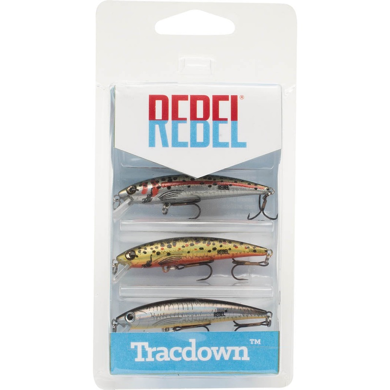 Rebel Tracdown Minnow 3-Piece Variety Pack