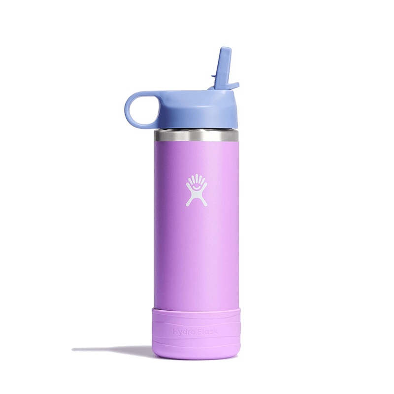 HYDRO FLASK 18OZ KIDS WIDE MOUTH BOTTLE WITH STRAW CAP