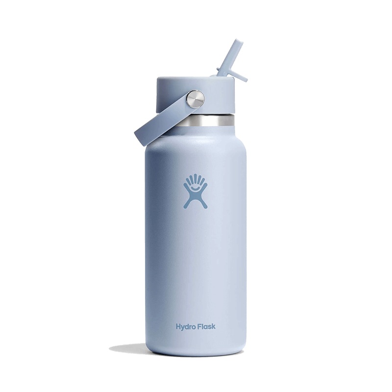 HYDRO FLASK WIDE MOUTH BOTTLE WITH FLEX STRAW CAP 32OZ
