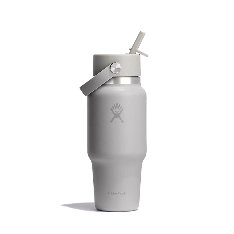 HYDRO FLASK WIDE MOUTH TRAVEL BOTTLE WITH FLEX STRAW 24OZ