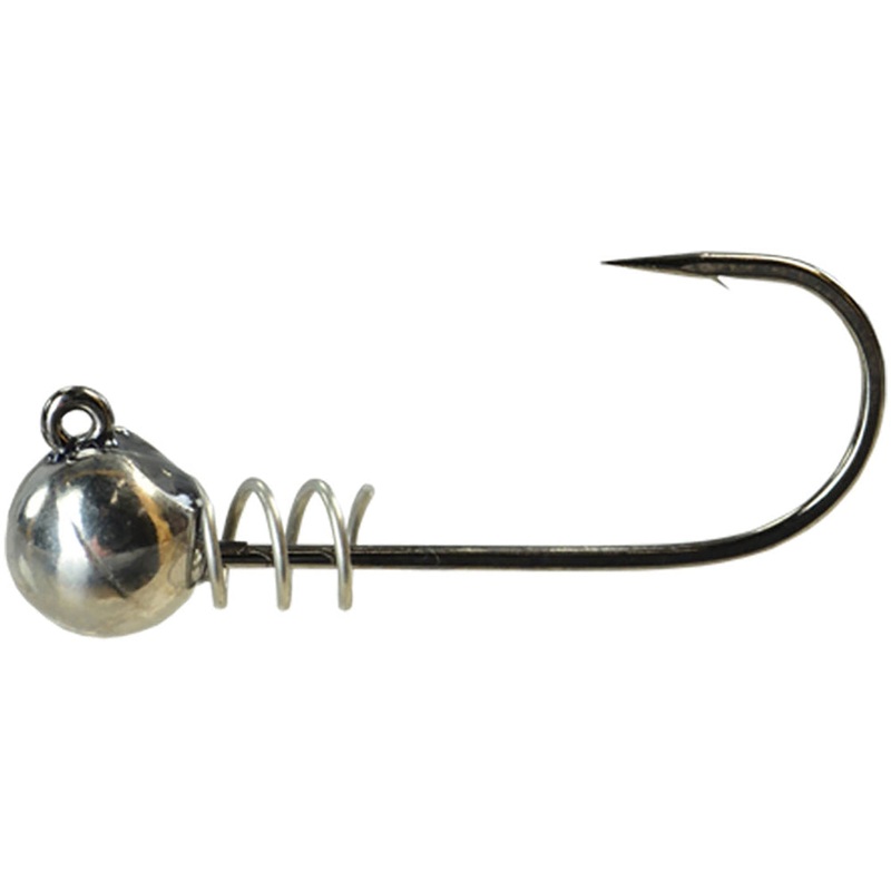 Picasso Lures Tungsten Spring Lock Ball Jighead - 2 Pack