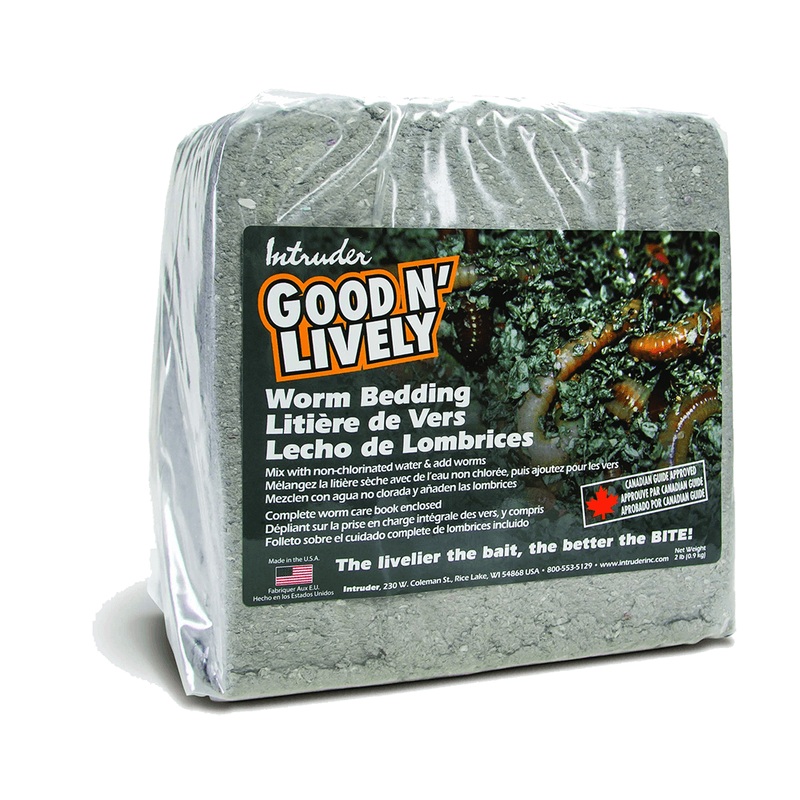 GOOD N' LIVELY WORM BEDDING - 2 LB.