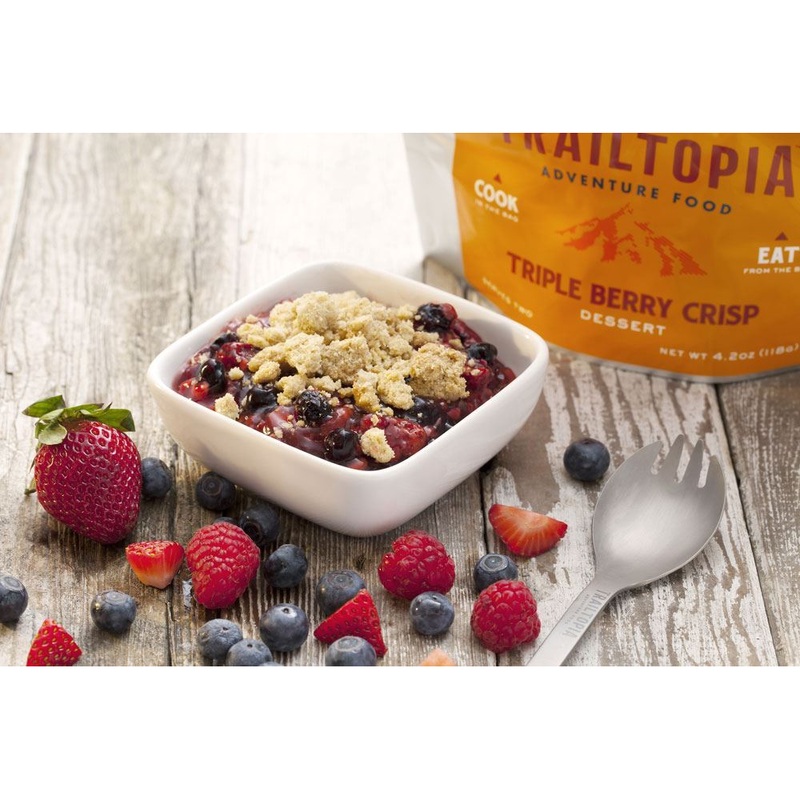 Gluten Free Triple Berry Crisp