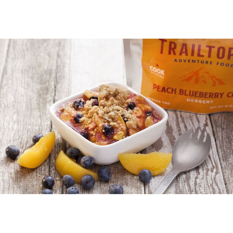 Gluten Free Peach Blueberry Crisp