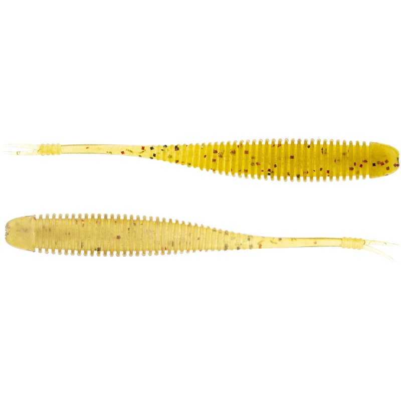 NetBait Flat Sided Shad - BaitFuel Infused Drop Shot Bait