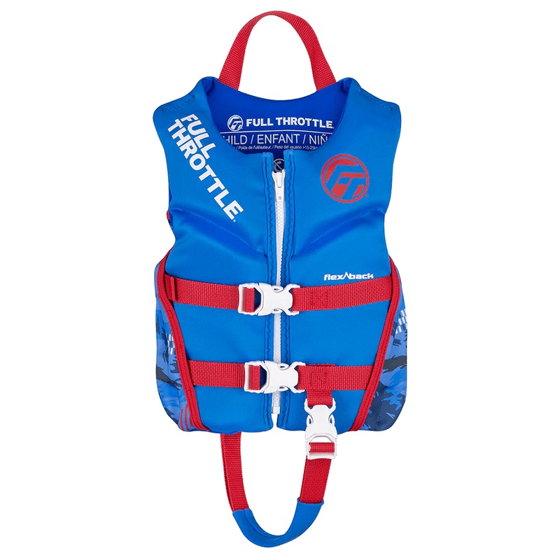 FULL THROTTLE CHILD RAPID-DRY FLEX-BACK LIFE JACKET