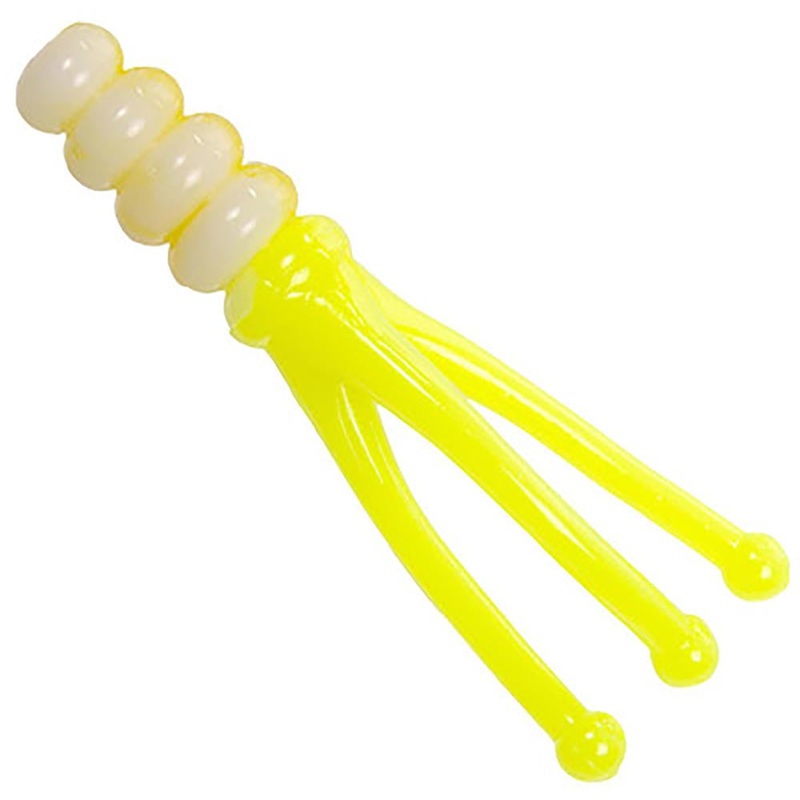 Mr. Crappie Joker Triple Tail Soft Plastic Grub - 15 pack