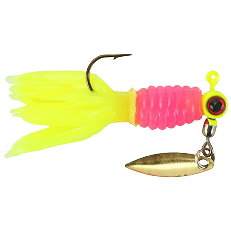 Mr. Crappie Sausage Head Jig Pre-Rigged w/Crappie Thunder Soft Plastic