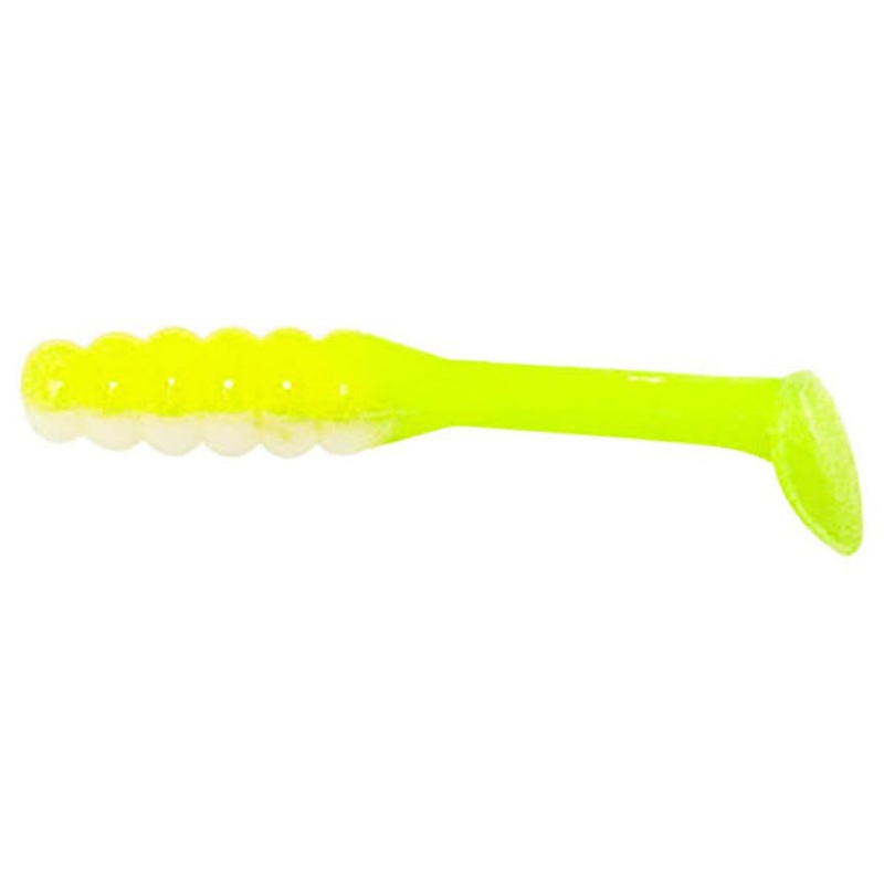 Mr. Crappie Slabalicious Soft Plastic Paddle Tail Grub - 15 pack