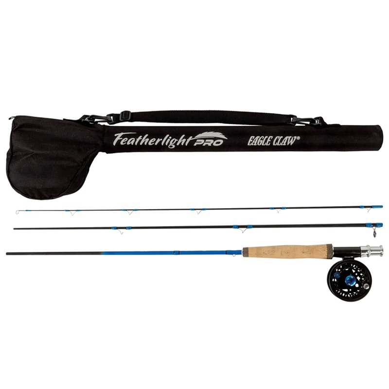Featherlight Pro Fly Rod Combo, 8' 3pc 5WT