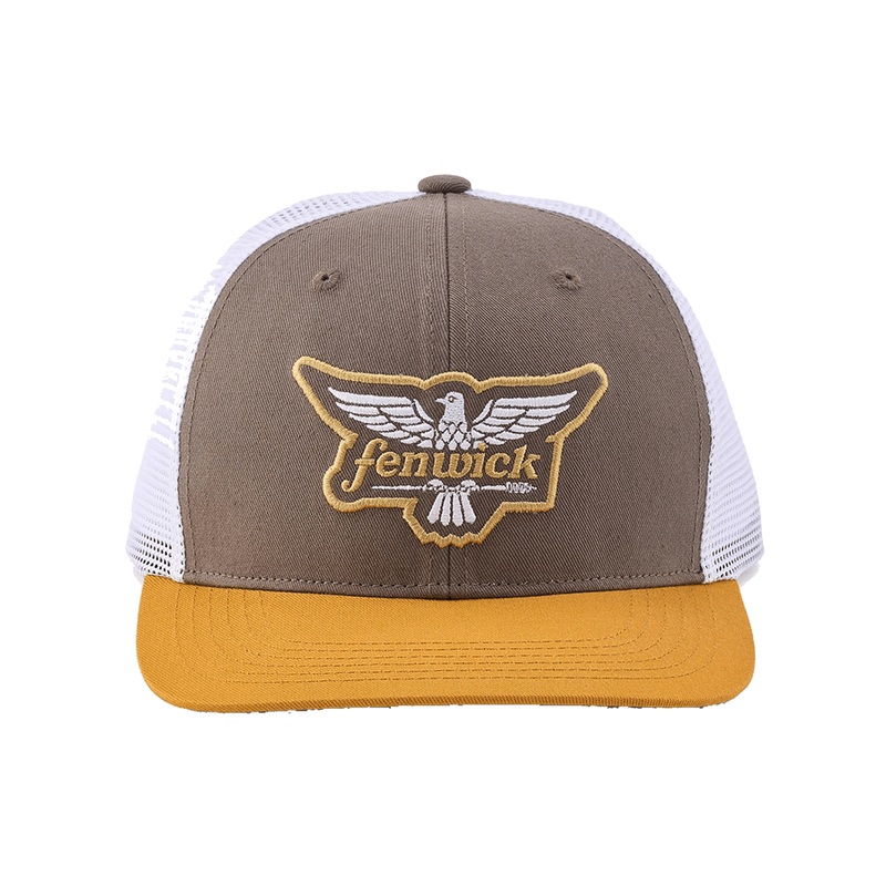 FENWICK TRI COLOR LOGO TRUCKER HAT - BLUFF