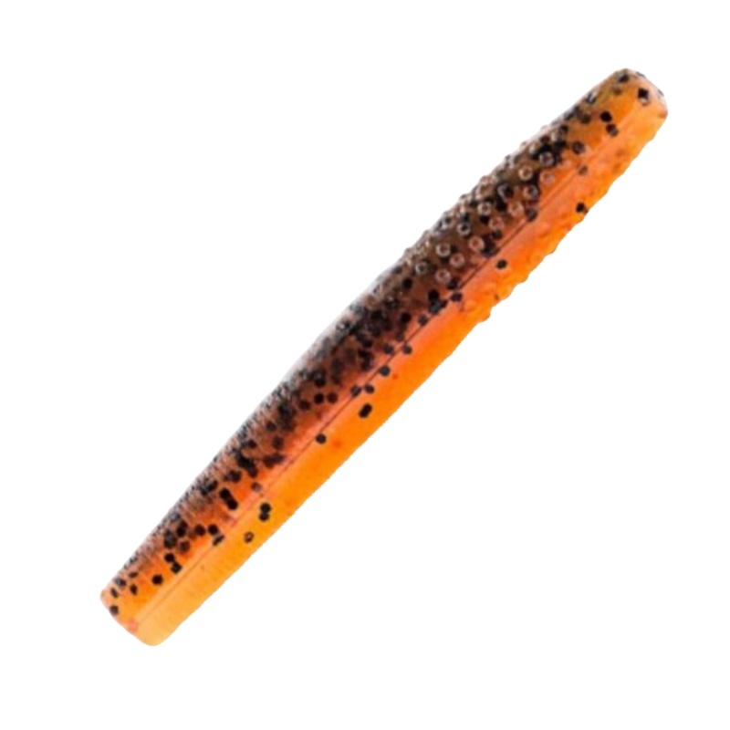 Finesse TRD Ned Rig Worm 8PK Green Pumpkin/Orange 2.75IN