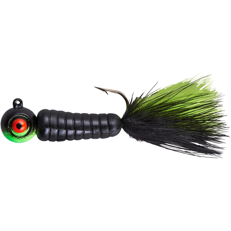 Lindy Fuzz-E-Grub Pre-Rigged Hair Tail Soft Grub 2 pack