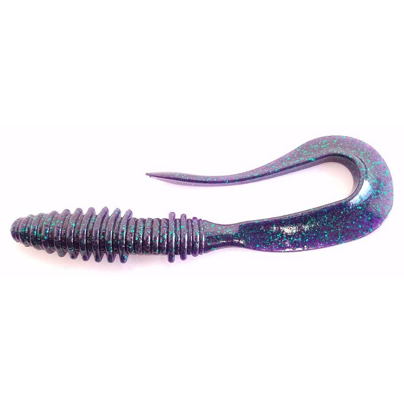 Keitech Mad Wag Original 7 inch Soft Plastic U-Tail Worm 6 pack