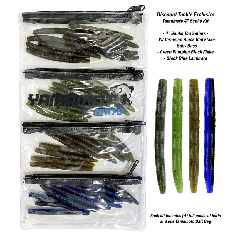 Gary Yamamoto Senko Kits - 40 Total Baits with Bag