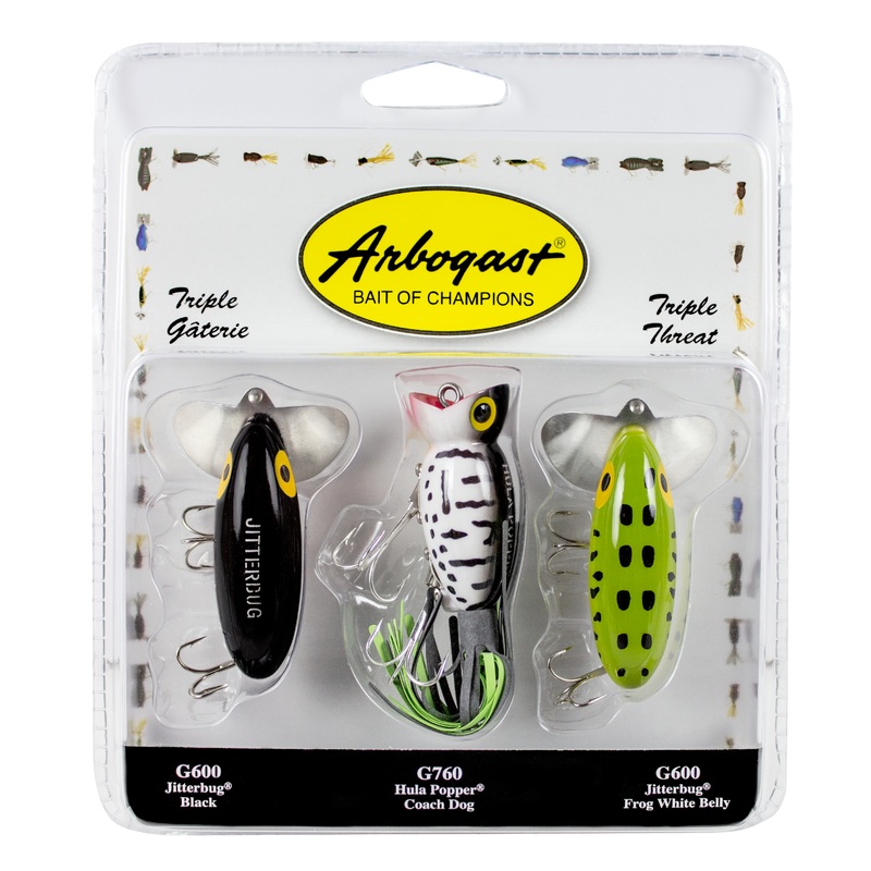 Arbogast Classic Topwater Hard Baits Variety Pack