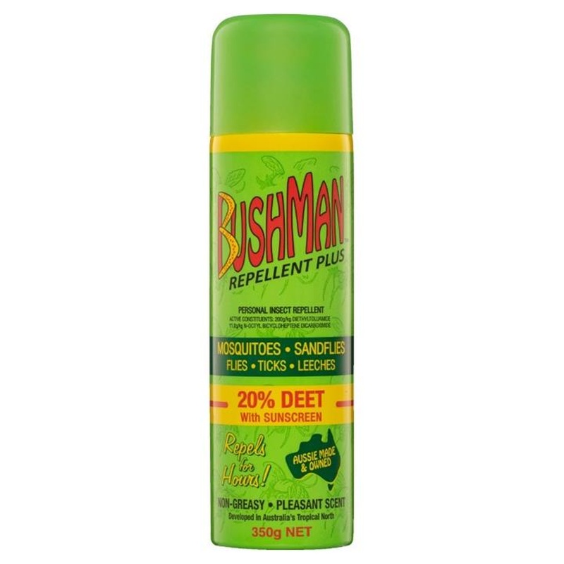 BUSHMAN REPELLENT AEROSOL WITH SUNSCREEN