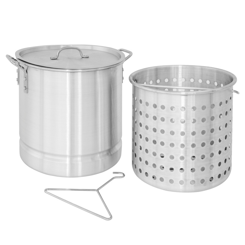 CAMPFIRE ALUMINIUM STOCKPOT & BASKET 30L