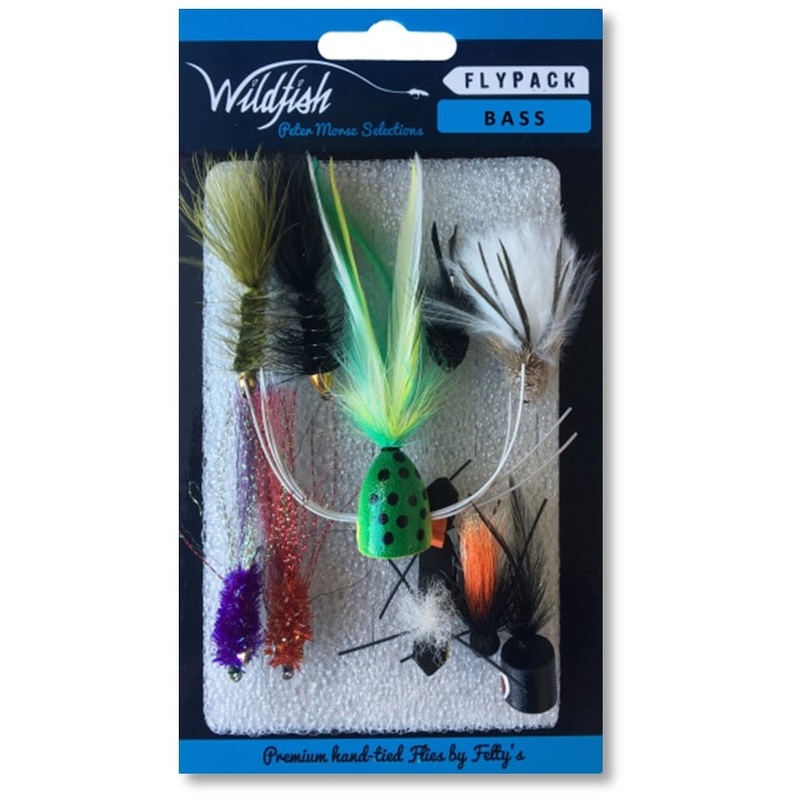 WILDFISH BASS FLY PACK