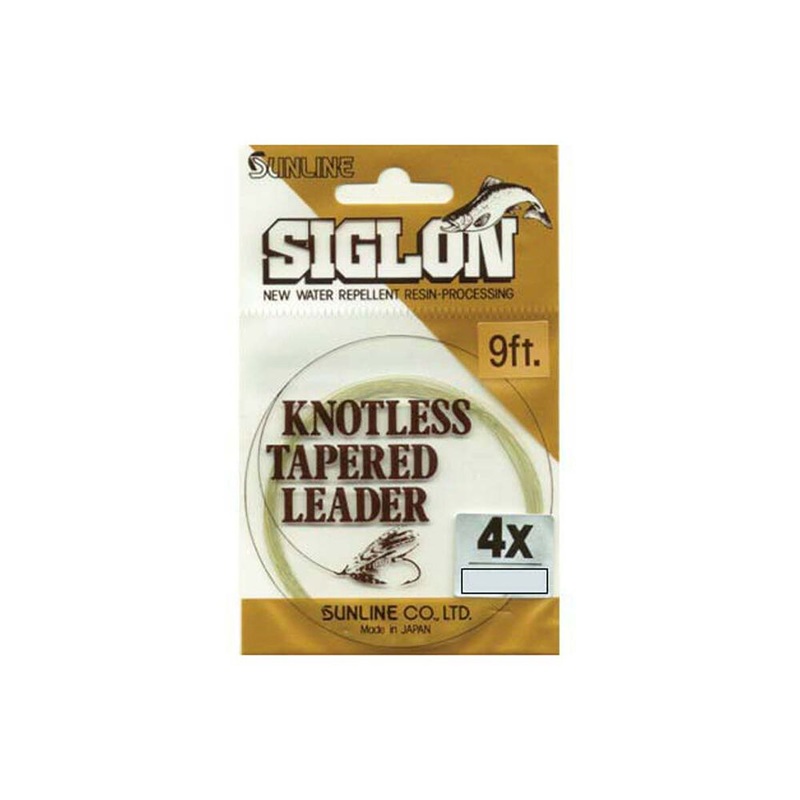 SIGLON 9FT KNOTLESS TAPERED LEADERS