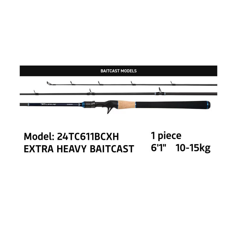 Shimano 24 TCURVE Baitcast Rods