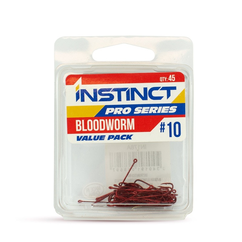 Instinct Pro Bloodworm Red Hook Value Pack