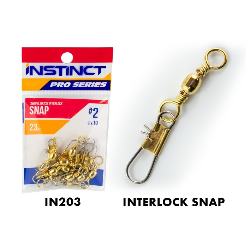 Instinct Pro Swivel Brass Interlock Snap