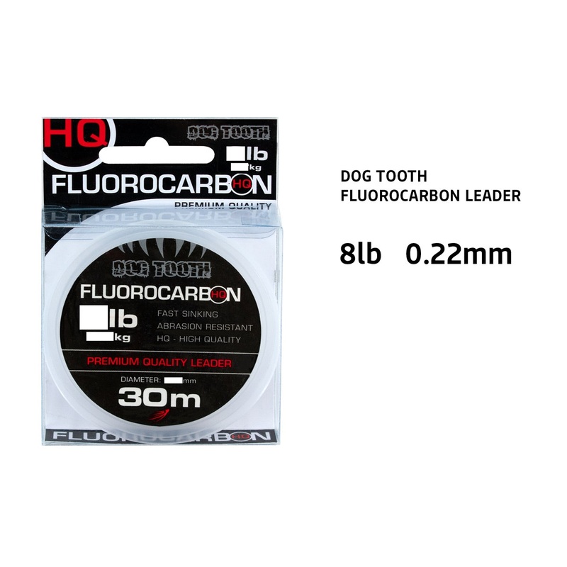 Dog Tooth Fluorocarbon HQ leader