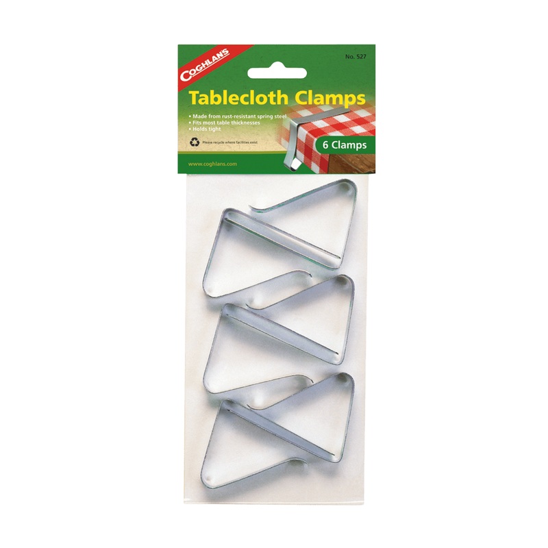 COGHLANS TABLECLOTH CLAMPS  6 PACK