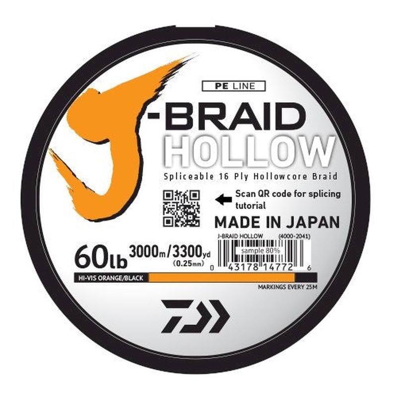 Daiwa J-Braid Hollow Line