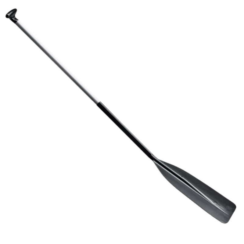 CANNON PADDLES 8 BENT CANOE PADDLE - BLACK ALUMINUM