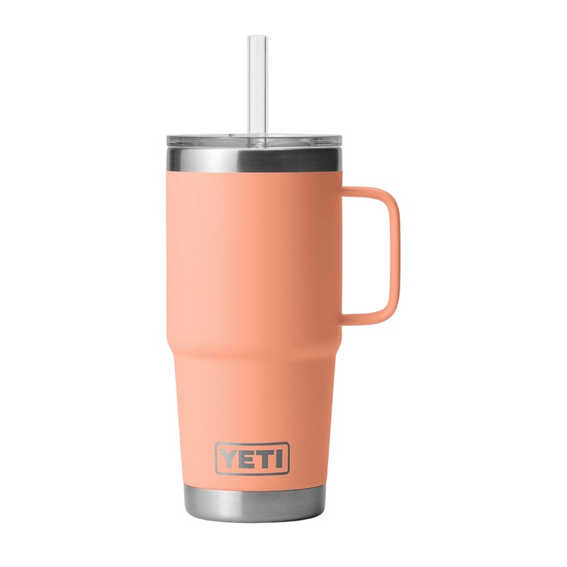 YETI RAMBLER 25 OZ TUMBLER STRAW MUG