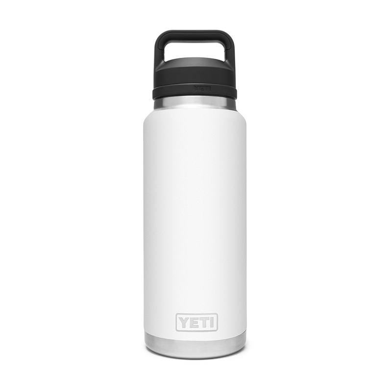 YETI RAMBLER 36 OZ BOTTLE WITH CHUG CAP - WHITE