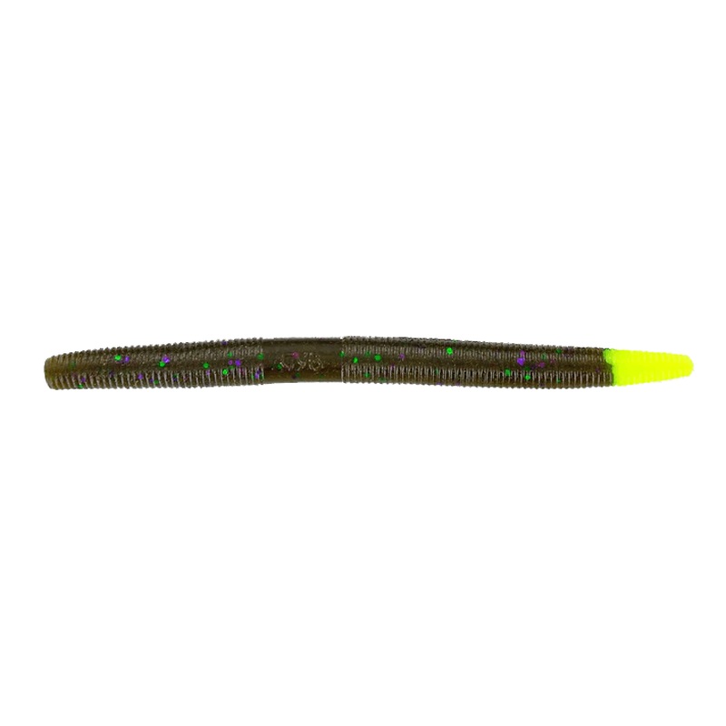 Yamamoto Senko worm 10 Pk Green Pumpkin/Chart Tail 5"