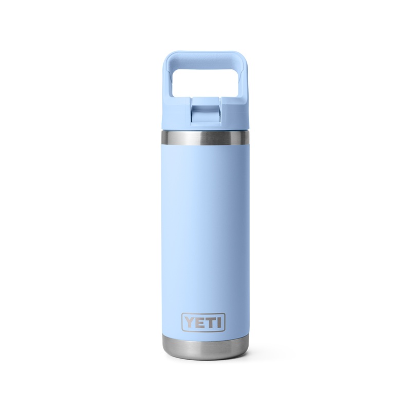 YETI 18OZ RAMBLER BOTTLE WITH STRAW CAP