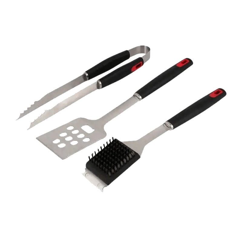 TWISTED ROOT DESIGN 3PC BBQ TOOL SET