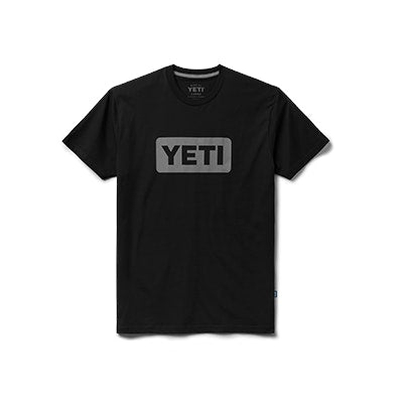 YETI Premium Logo Badge Short Sleeve T-Shirt Black