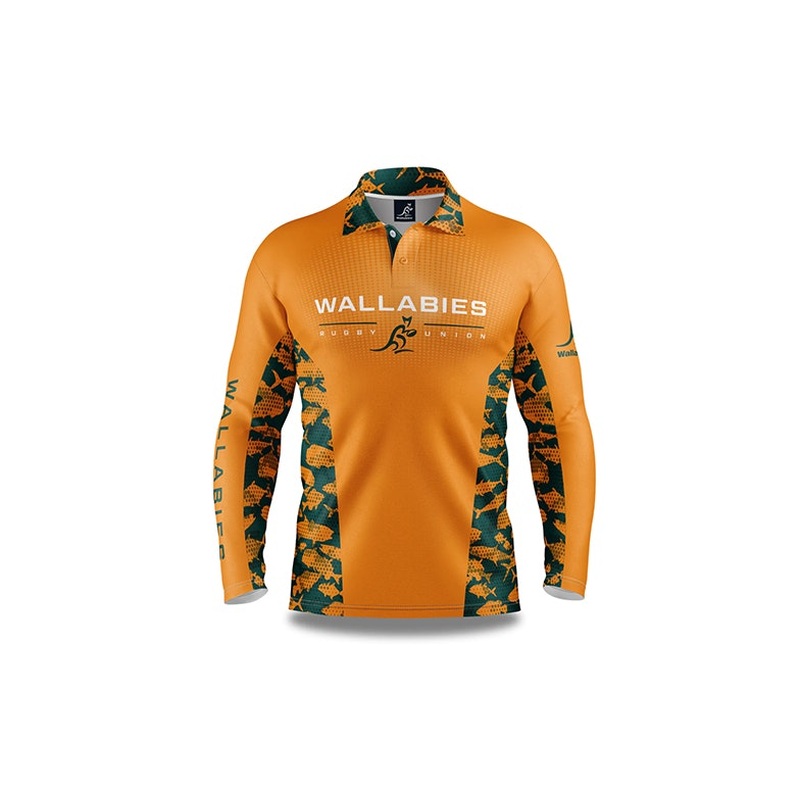 Wallabies 'Reef Runner' Fishing Shirt - Adult