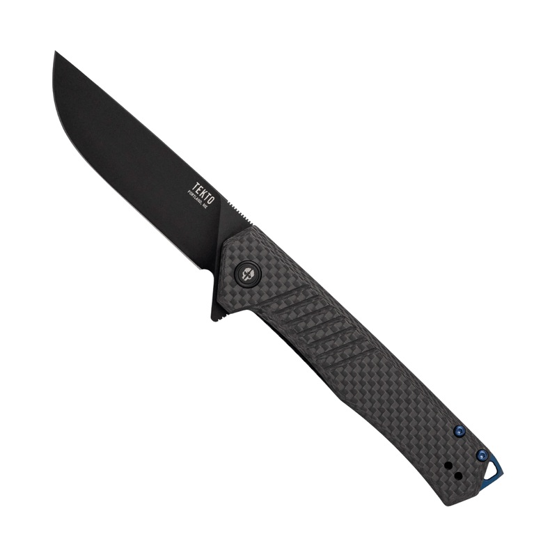 TEKTO KNIVES F1 ALPHA FORGED CARBON D2 FINE