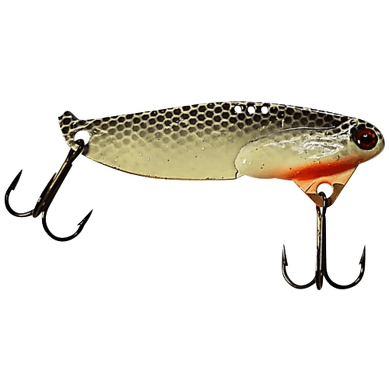 BLADE BAIT - GLOW MUD MINNOW - 1/2 oz