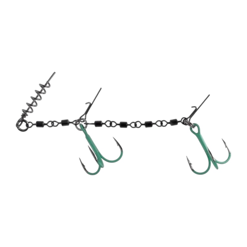 MIKADO JAWS DOUBLE EVO STINGER FLURO