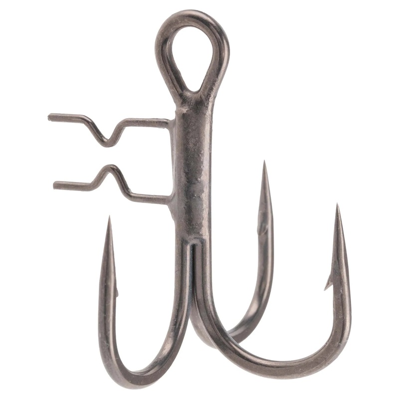 MIKADO JAWS VERTICAL TREBLE HOOK 4PCS