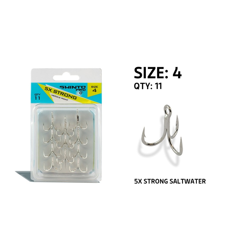 Shinto Pro 5X Strong Saltwater Trebles