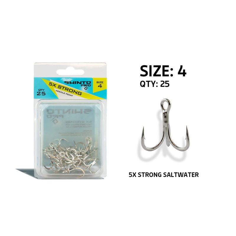Shinto Pro 5X Strong Saltwater Trebles BULK